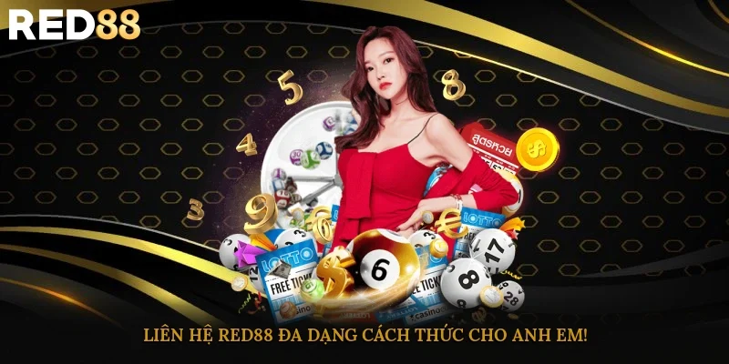 Liên hệ Red88 đa dạng cách thức cho anh em